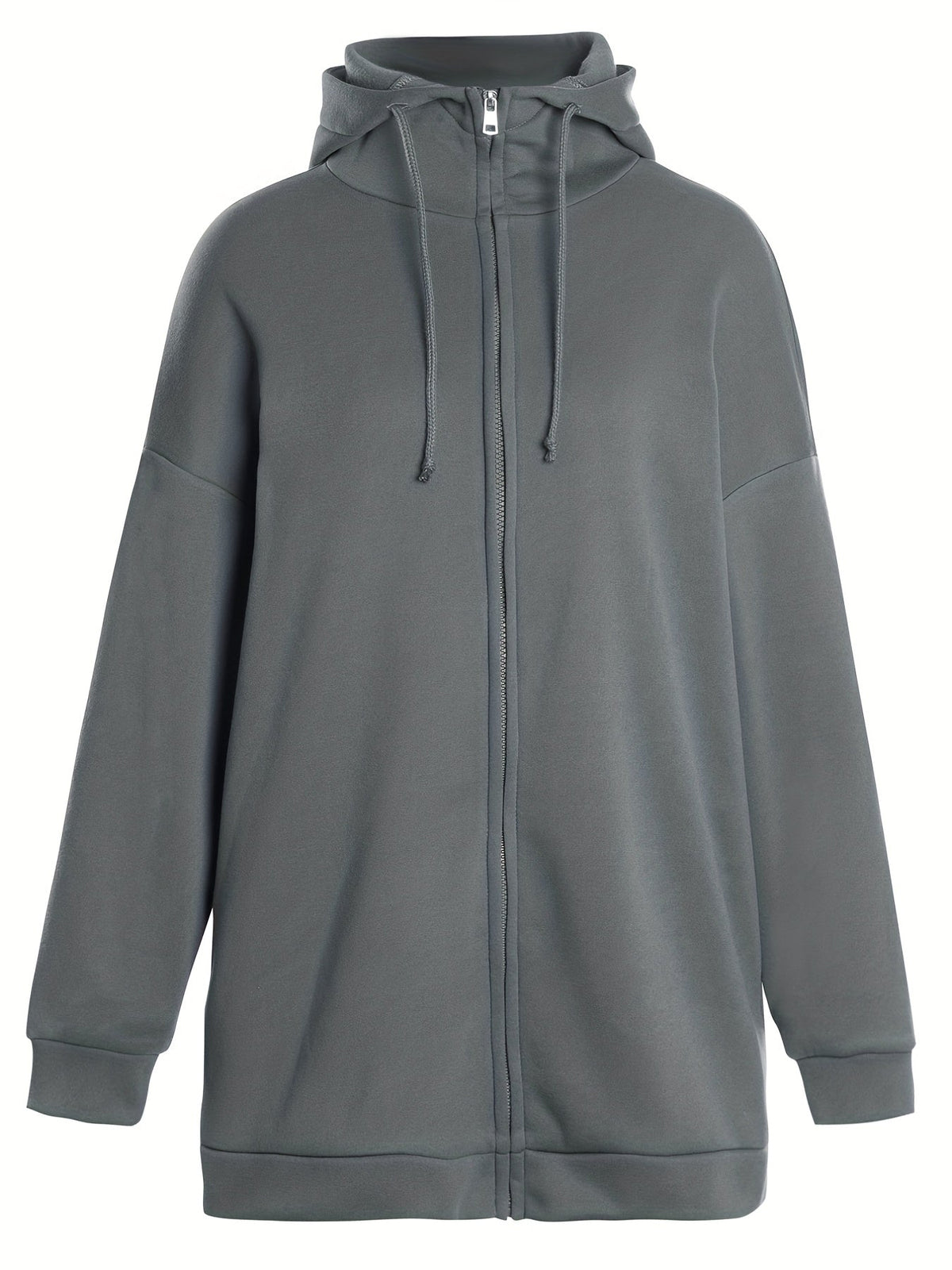 Variant image for Damen Sport Hoodie Lässig mit Reißverschluss Baumwolle-25