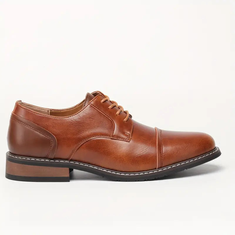 Herren Derby Schuhe Vintage Stil aus Leder für Elegante Anlässe-2