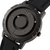 Herren Uhr Schwarz Modern Edelstahl Magnetische Armbanduhr mit Touch Time Technologie-3
