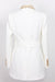 Damen Blazer Weiß Elegant mit Goldperlen Tailliert Polyester-1