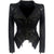 Damenjacke Bikerjacke Hochwertiges Leder Elegante Passform-1