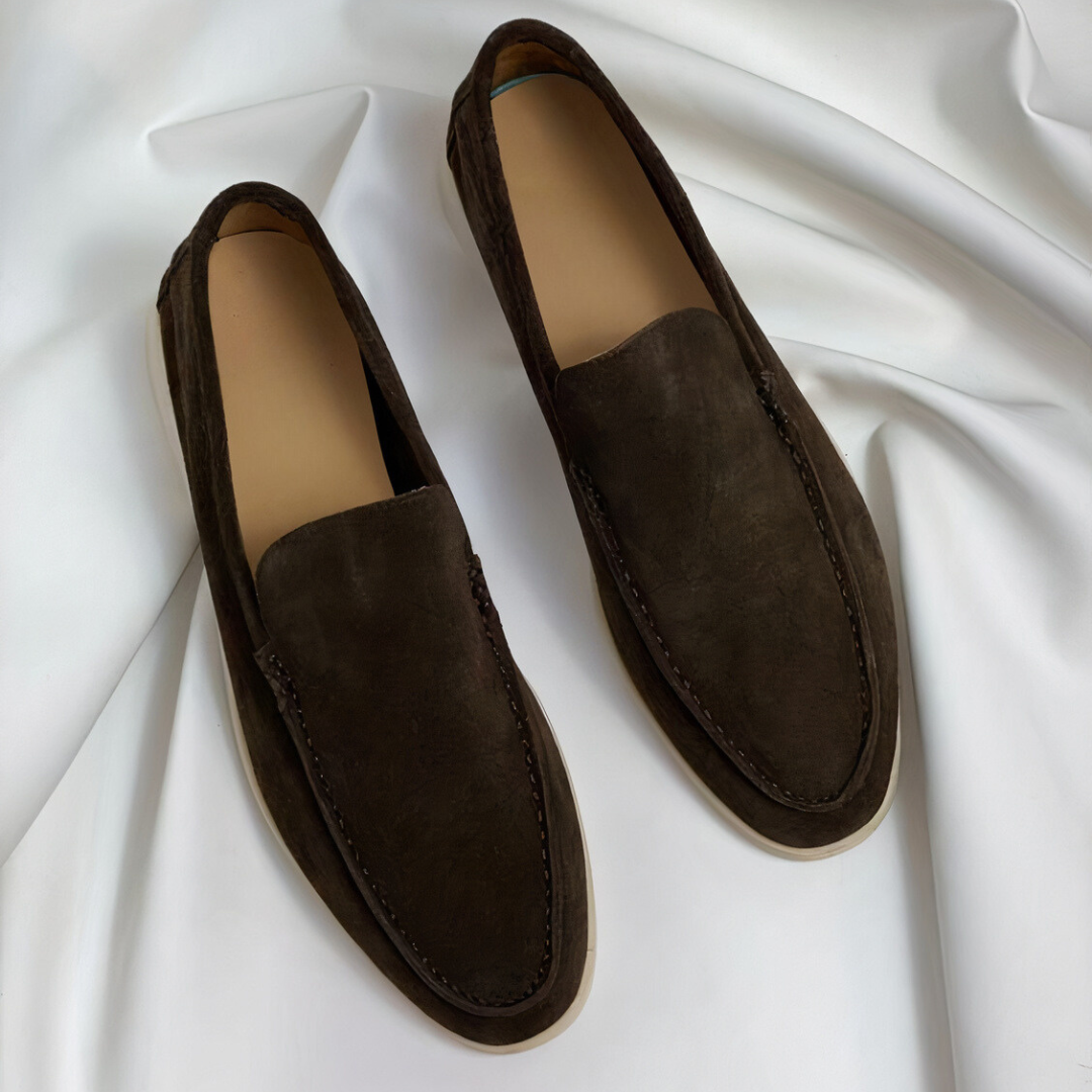 Herren Schuhe Lederloafer Vintage Stil PU-Leder-4