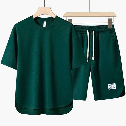 Variant image for Herren Set Zweiteilig Sommerstil Baumwollmischung-13
