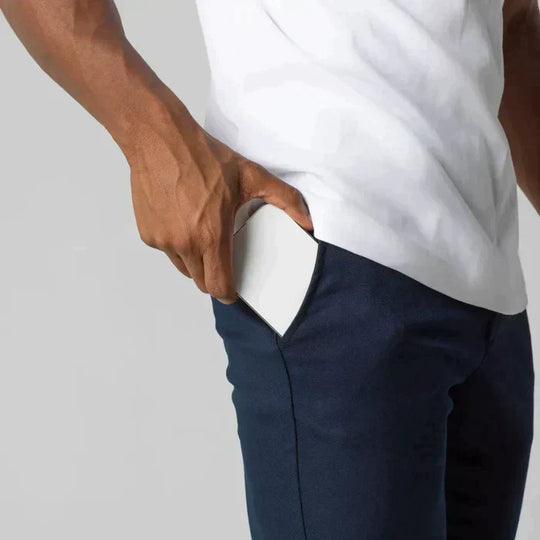 Herren Chino Hose Slim Fit Hochwertige Baumwollmischung-6