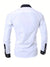 Herrenhemd Langarm Kontrastdesign 100% Baumwolle Casual-2