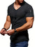 Variant image for Herren T-Shirt V-Ausschnitt Lässig 100% Baumwolle Kurzarm-2