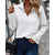 Damenpullover V-Ausschnitt Eleganter Stil Baumwoll-Seiden-Mischung 2