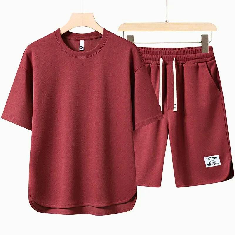 Variant image for Herren Set Zweiteilig Sommerstil Baumwollmischung-25