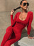 Damen Jumpsuit Festlich Enganliegend Polyester für Elegante Anlässe-1