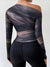 Damen Langarmshirt Elegantes Design Hochwertige Baumwolle-4