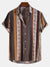 Variant image for Herren Sommer Hemd Vintage Look Leicht Baumwolle Kurzarm-11