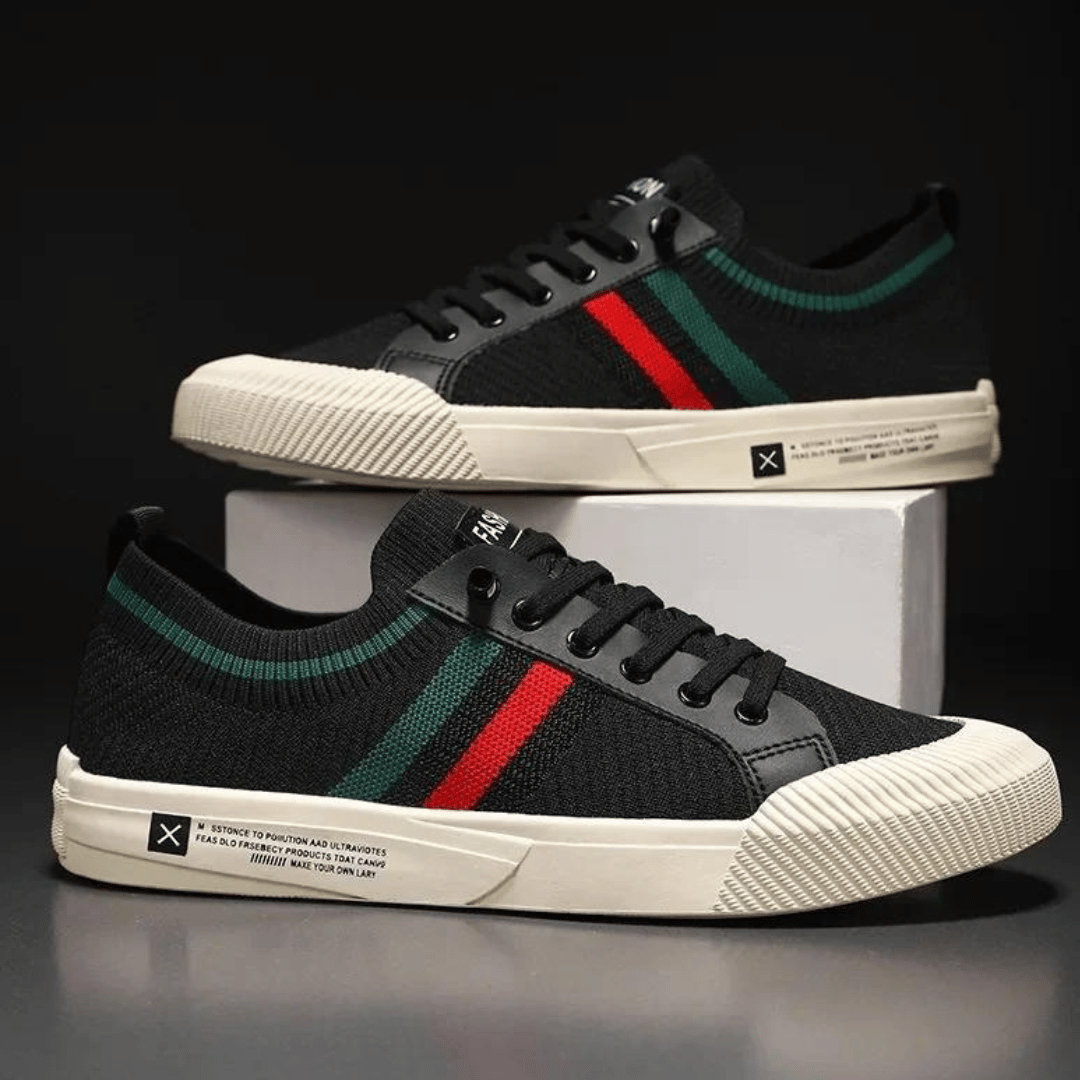 Herren Schuhe Elegante Urban Style Hochwertiges Leder und Textil-6
