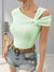 Damenbluse Asymmetrisch Elegante Bluse Aus Weichem Stoff für Festliche Anlässe-6