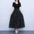 Damen Kleid Blumendruck Rundhalsausschnitt Baumwolle – Sommerkleider für Hochzeitsgäste und Alltag-1