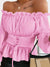 Variant image for Damenbluse Elegante Rüschendetails Hochwertige Baumwollmischung-4