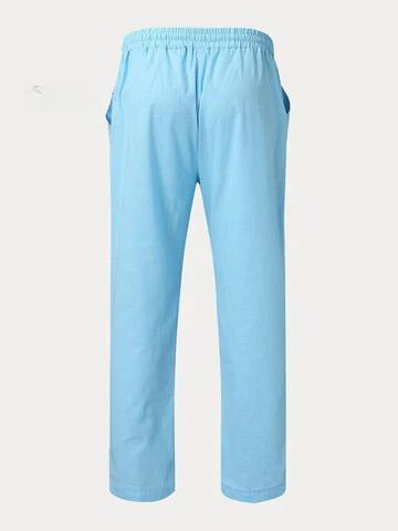 Herren Set Bequem Stilvoll Baumwolle - Hosen und Hemd für Männer 5