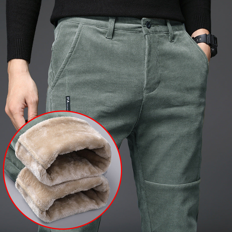 Herren Winterhose Klassisch Funktional Warm Hochwertiger Stoff-2