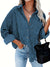 Variant image for Damen Cordhemd Beige Oversized Komfortabel Baumwolle-21
