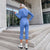 Damen Jumpsuit Elegant Festlich Polyester mit Klassischem Revers und Langem Arm-4