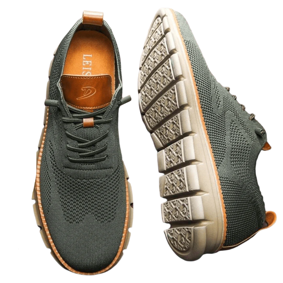 Herren Schuhe Komfortabel Atmungsaktives Leder für Alltag und Büro 1