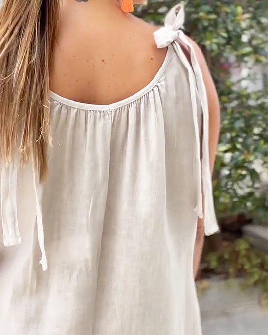 Damen Jumpsuit Ärmellos V-Ausschnitt Elegant Polyester für den Sommer-4