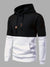 Variant image for Herren Kapuzenpullover Waffelmuster Baumwolle Zip Hoodie-1