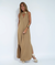 Variant image for Damen Langes Kleid und Weste Elegantes Design Baumwollmischung für Sommer-38