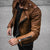 Herren Lederjacke Urbaner Stil Hochwertiges Leder Schwarz-3