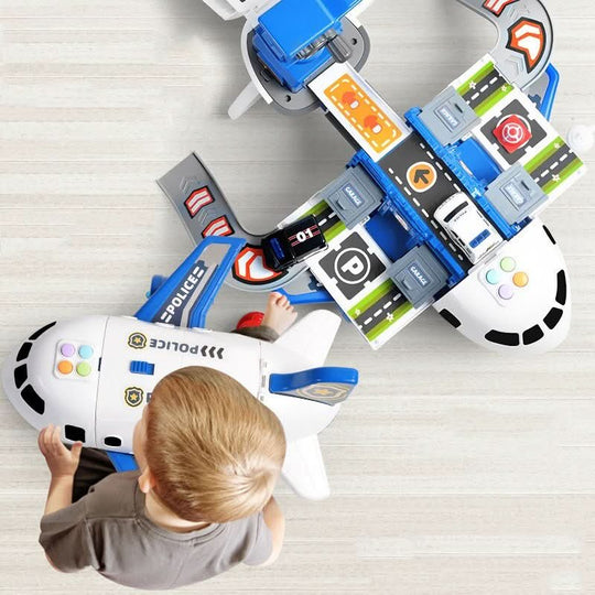 Abenteuer-AirPlay-Set für Kinder mit Flugzeug und Fahrzeugen 4