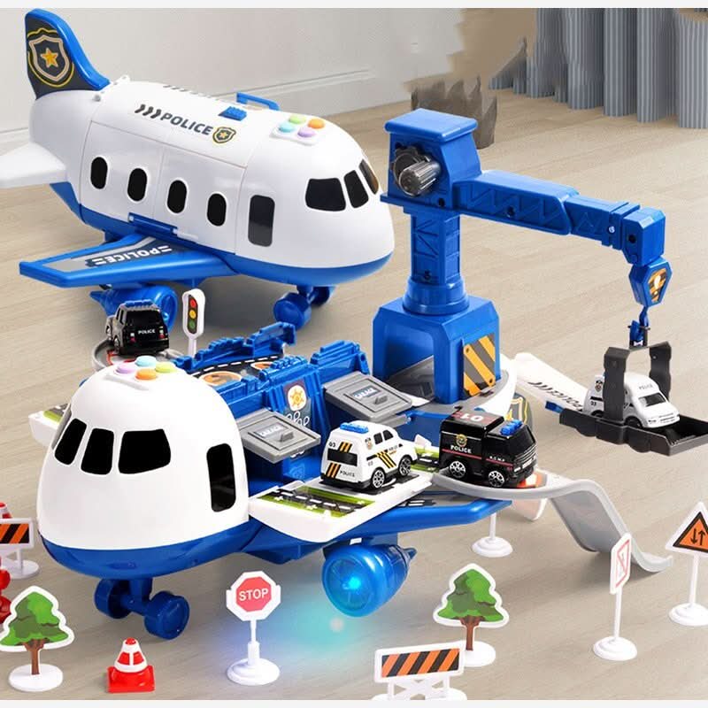 Abenteuer-AirPlay-Set für Kinder mit Flugzeug und Fahrzeugen 7
