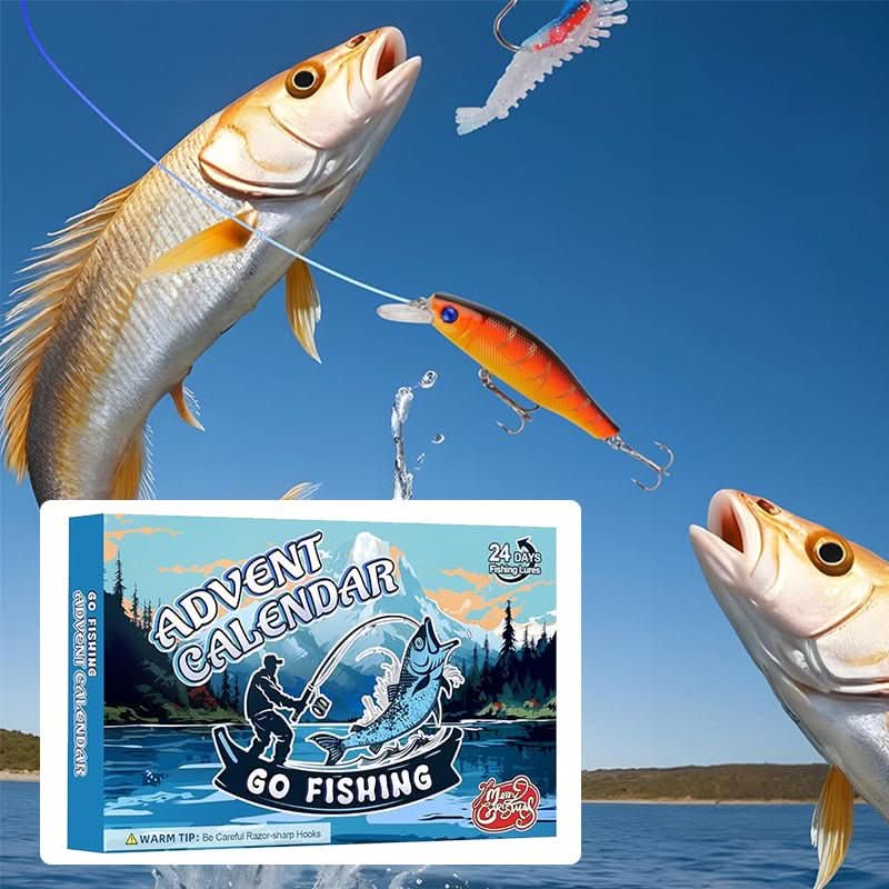 Adventskalender für Angler mit 24 Überraschungen und praktischem Zubehör 4