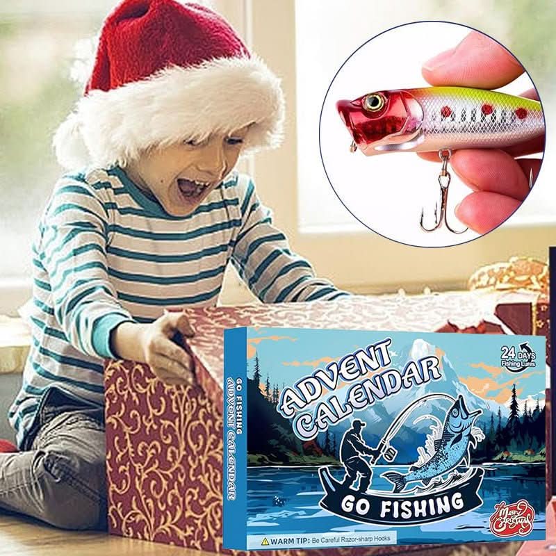 Adventskalender für Angler mit 24 Überraschungen und praktischem Zubehör 6