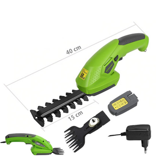 Akku Heckenschneider für effizientes Trimmen - Elektrische Heckenschere mit Komfortgriff und kabellosem Design 2
