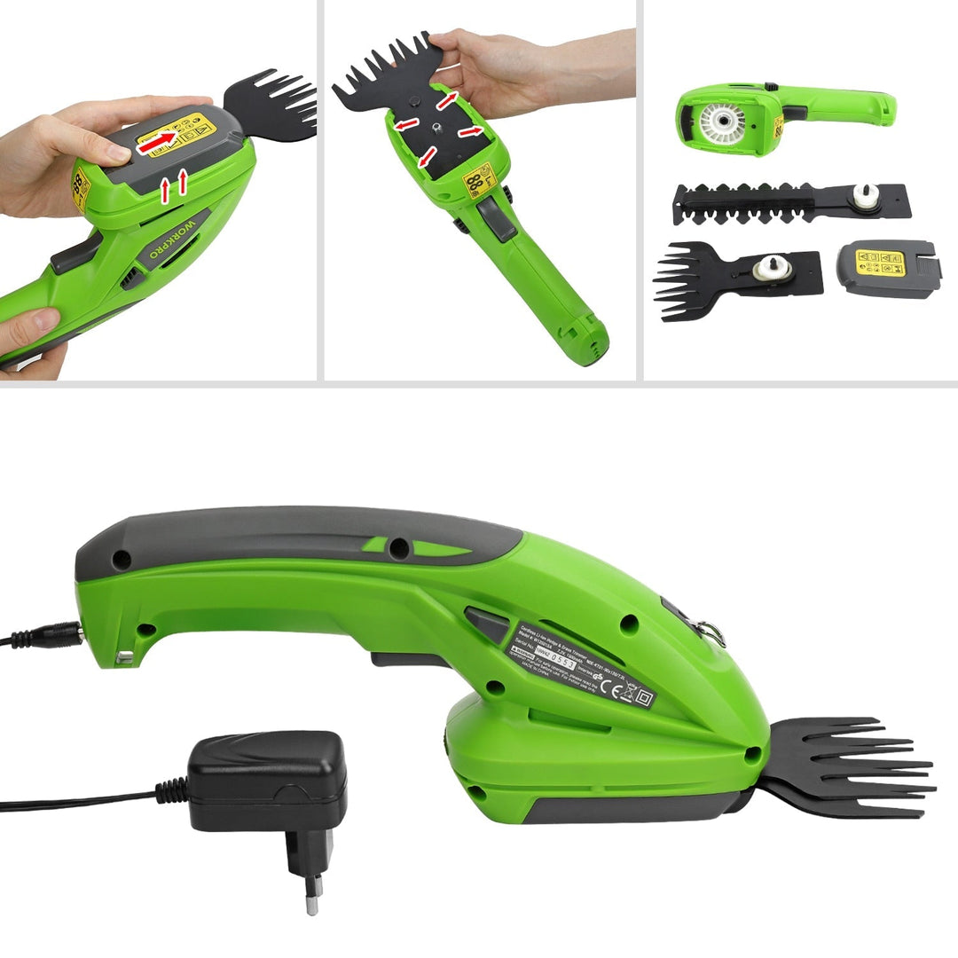 Akku Heckenschneider für effizientes Trimmen - Elektrische Heckenschere mit Komfortgriff und kabellosem Design 3