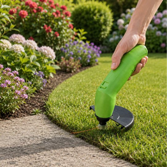 Akku Rasentrimmer für Präzise Gartenpflege und Rasenkantenpflege 1