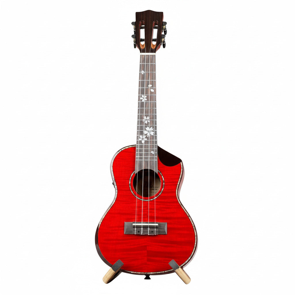 Akustische Ukulele mit lebendigem Korpus für Damen und Herren 0