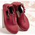 Variant image for Damen Lederschuhe Zeitloser Stil Komfort Atmungsaktiv Rutschfeste Sohle-17
