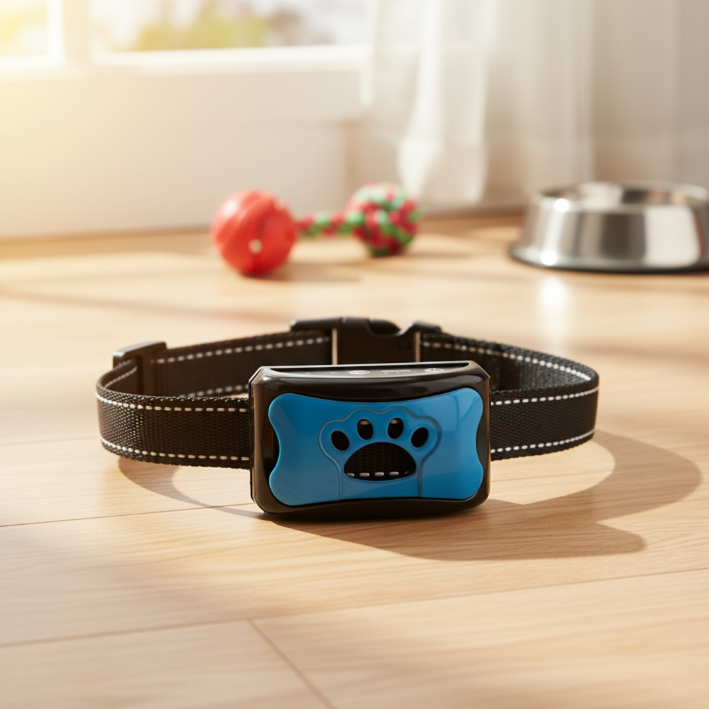 Anti-Bell-Halsband für Hunde mit Vibration und Ultraschall 0