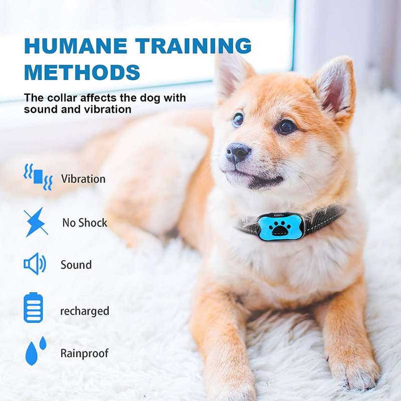 Anti-Bell-Halsband für Hunde mit Vibration und Ultraschall 2