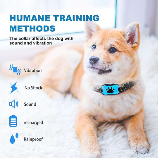 Anti-Bell-Halsband für Hunde mit Vibration und Ultraschall 2