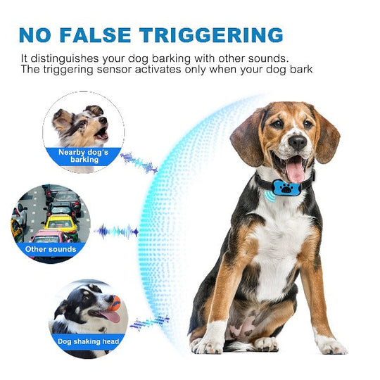 Anti-Bell-Halsband für Hunde mit Vibration und Ultraschall 7