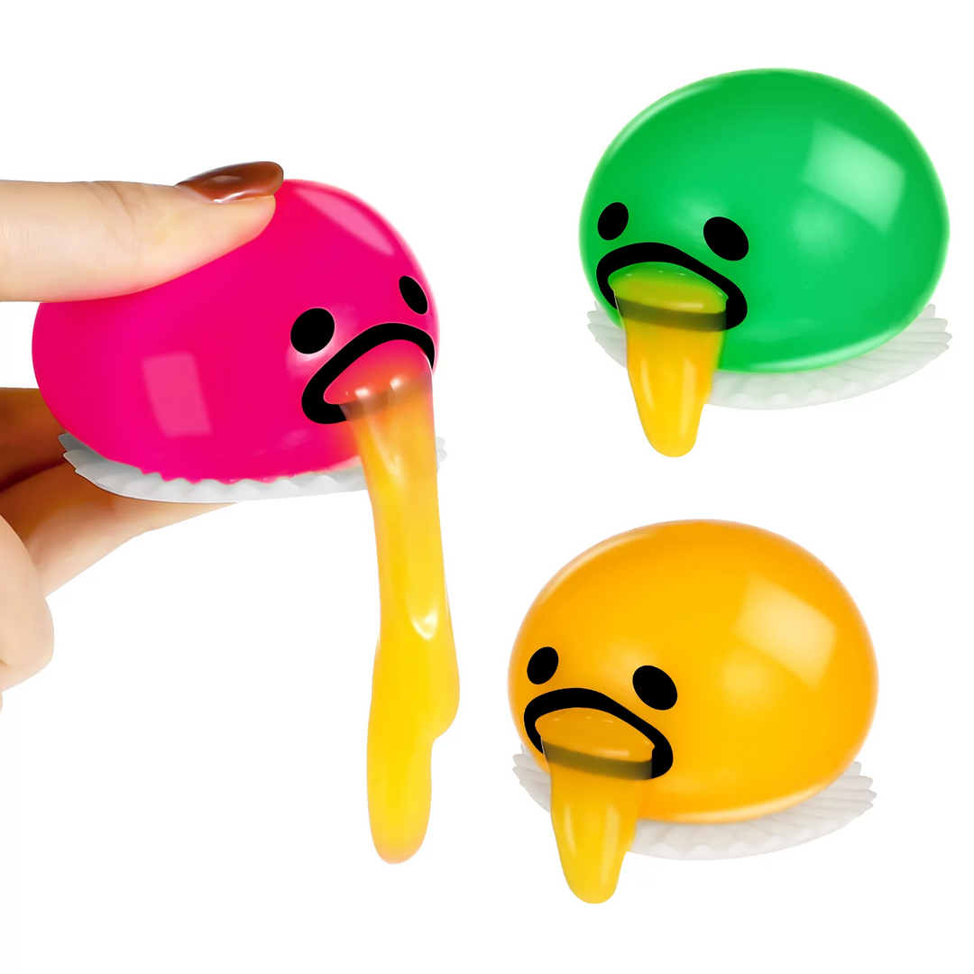 Antistressball Eigelb Design für Entspannung und Spaß im Büro oder Zuhause 6