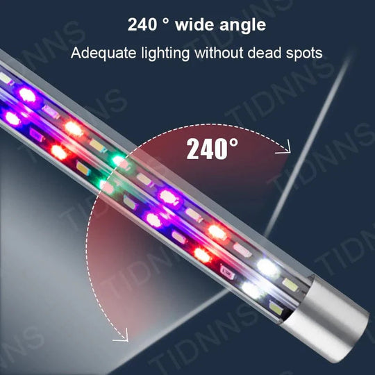 Aquarium Lampe LED für Pflanzenwachstum, Wasserdicht, Clip-On, Verschiedene Lichtfarben, 22-57 cm 1