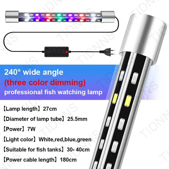 Aquarium Lampe LED für Pflanzenwachstum, Wasserdicht, Clip-On, Verschiedene Lichtfarben, 22-57 cm 6