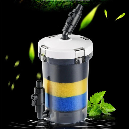 Aquariumfilter Zylinderfilter für Aquarien und Gartenbrunnen 2
