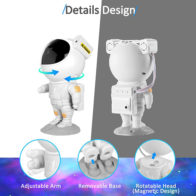 Astronautenlampe LED-Projektor Mit 360° Drehbarem Kopf 5