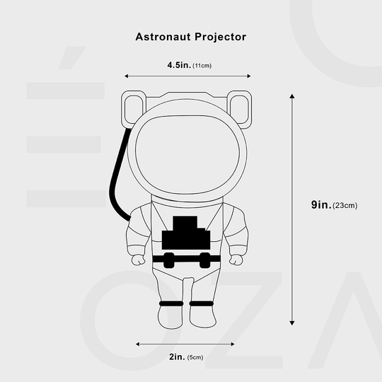 Astronautenlampe LED-Projektor Mit 360° Drehbarem Kopf 7