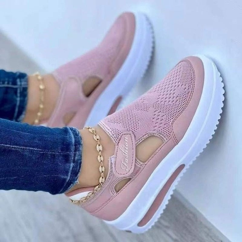 Atmungsaktive Mesh-Sneakers Für Frauen