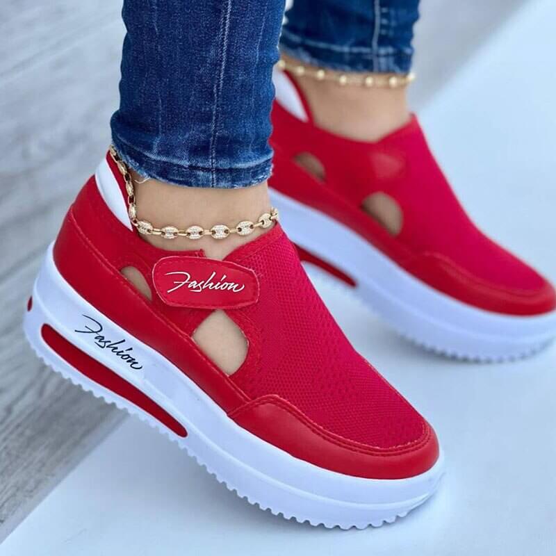 Atmungsaktive Mesh-Sneakers Für Frauen