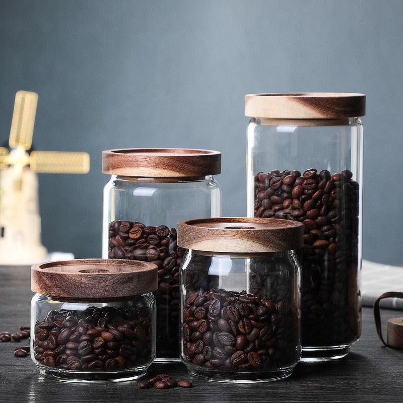 Aufbewahrungsbehälter für Kaffeebohnen und Lebensmittel, Luftdicht und Modernes Design 1